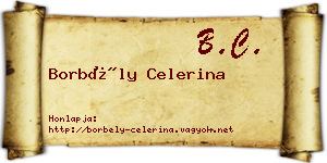 Borbély Celerina névjegykártya